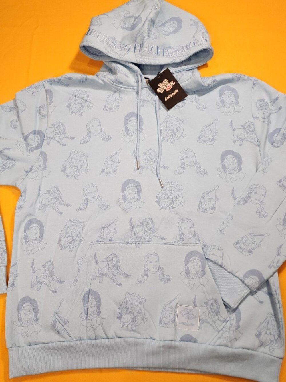 Cakeworthy Wizard of Oz Pull Over Hoodie AOP Theres No Place Like Home XLarge